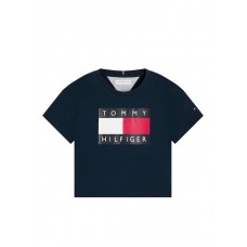 TOMMY HILFIGER μπλούζα παιδική KG0KG09289-CIG μπλε 